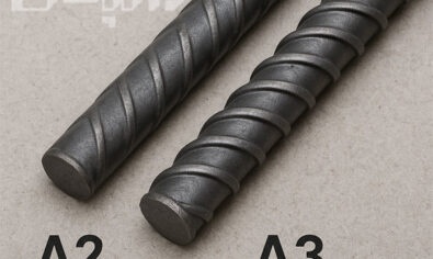 بررسی تفاوت‌های میلگرد A2 و A3