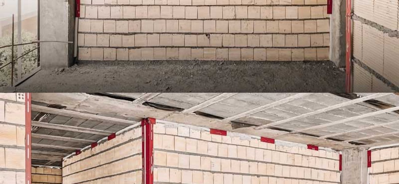 ترکیب ناودانی منقطع با وال پست